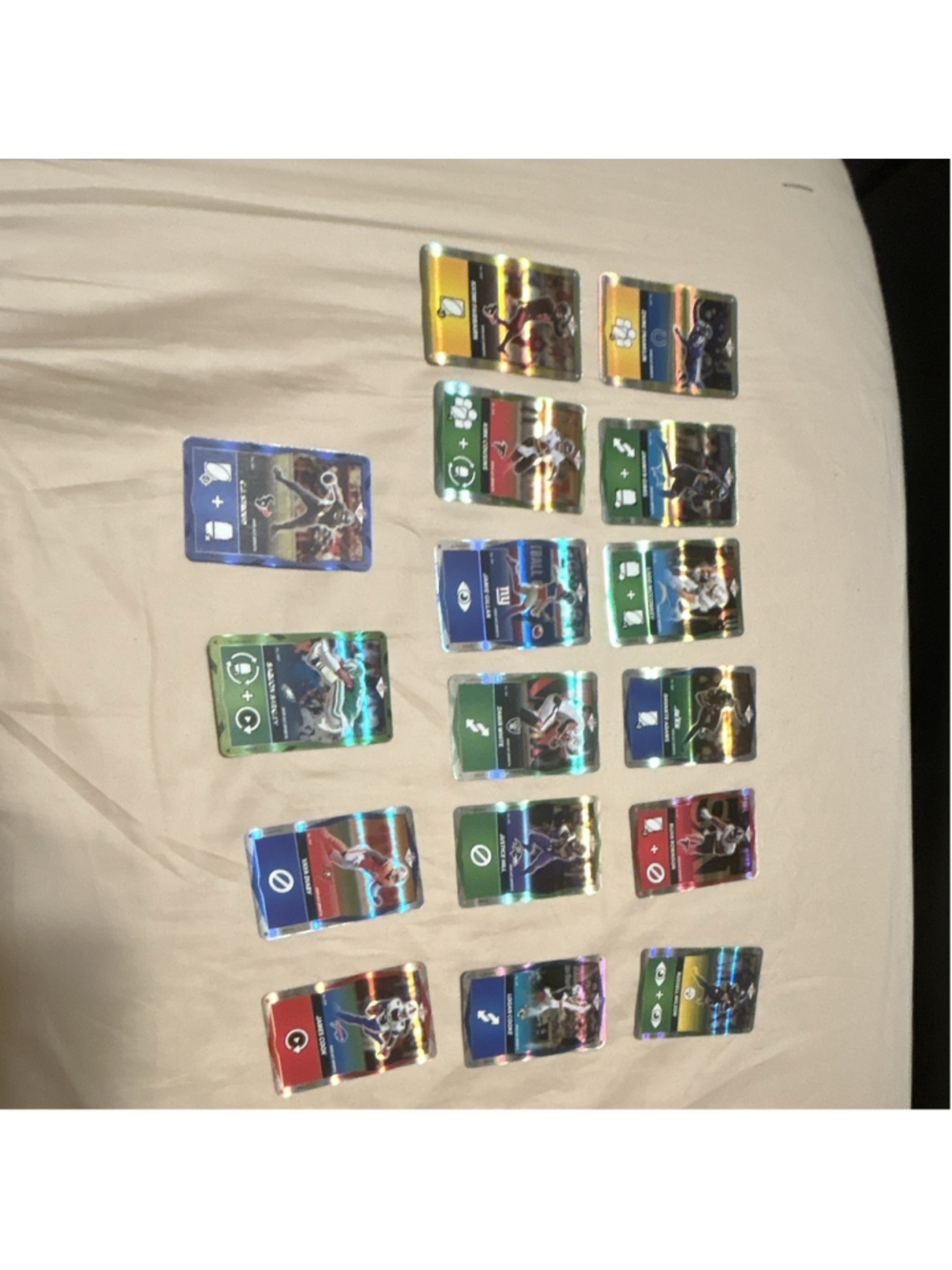 Uno elite 2025 NFL Alt Jerseys Parallel Foil 16-Card Lot send offers!